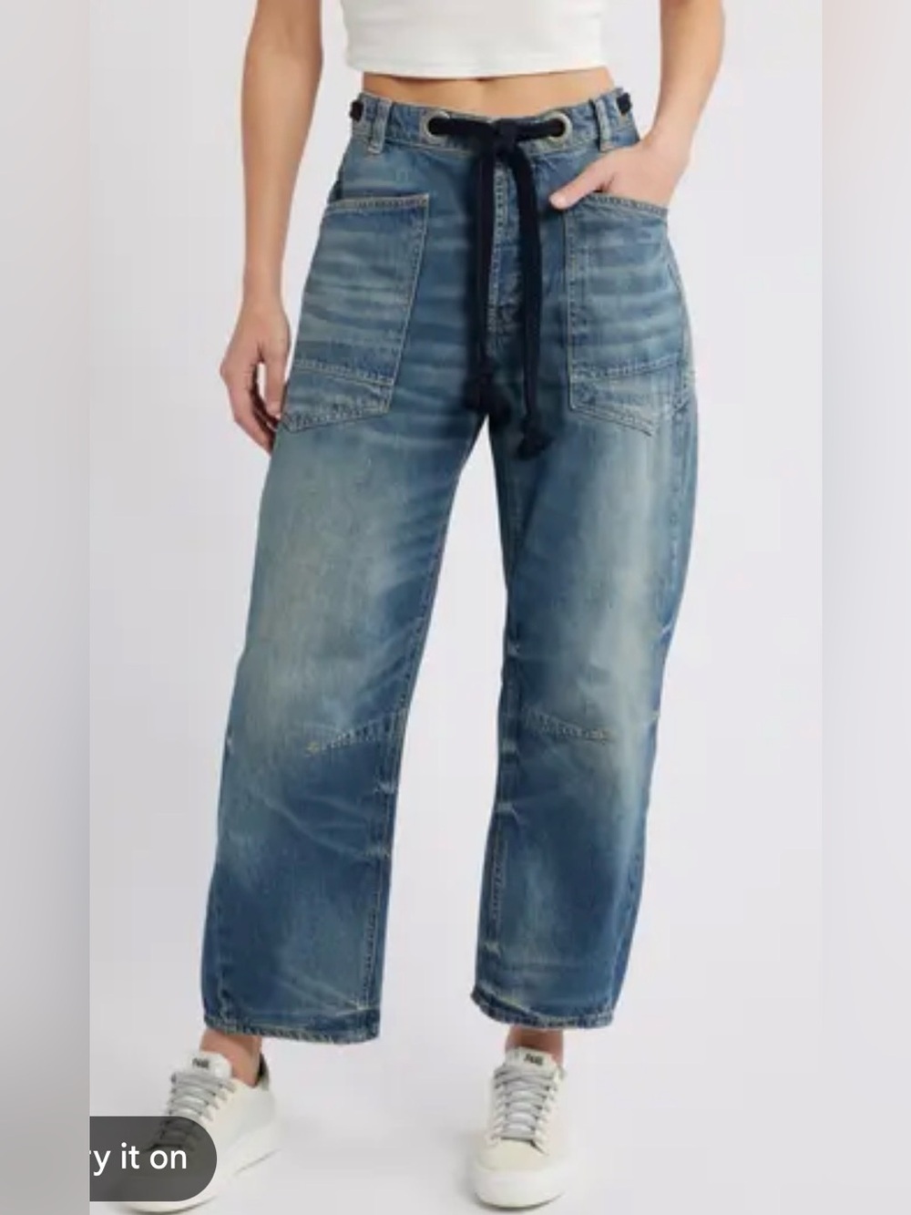 Free People We The Free Moxie Pull On Jeans, Sz 28 NWT